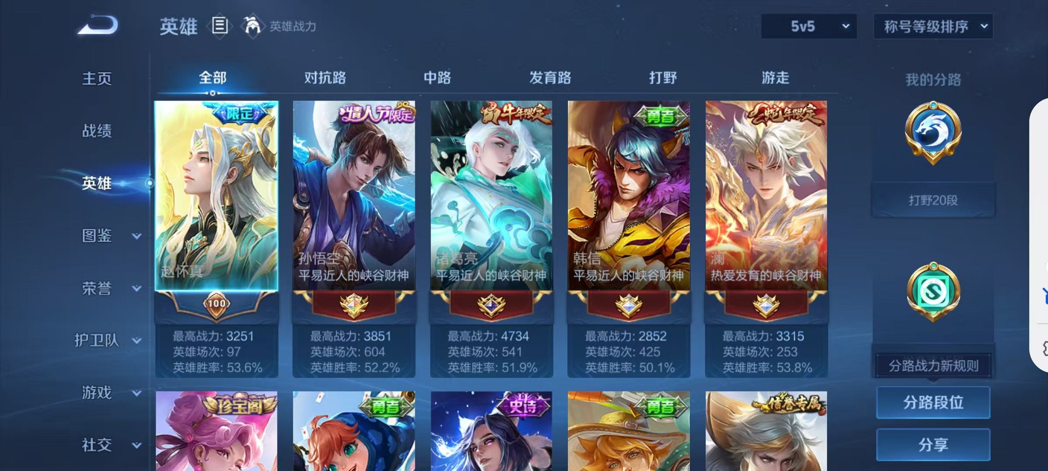 WZCMW3351572王者荣耀账号详情图2