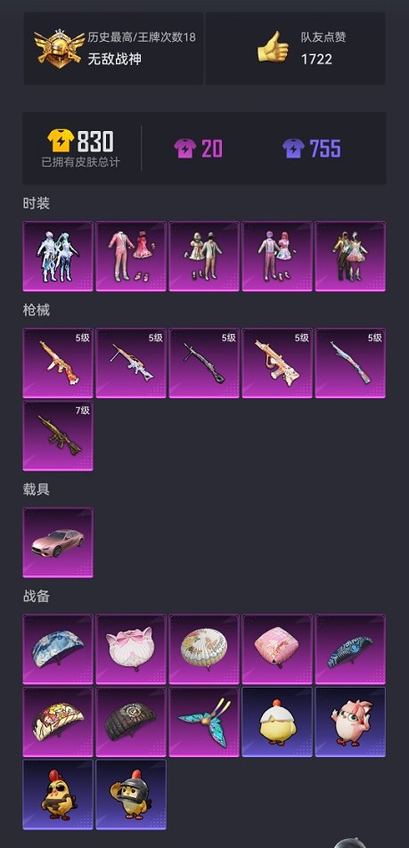 HPCMW3420124和平精英账号详情图17 HPCMW3420124和平精英账号详情图17