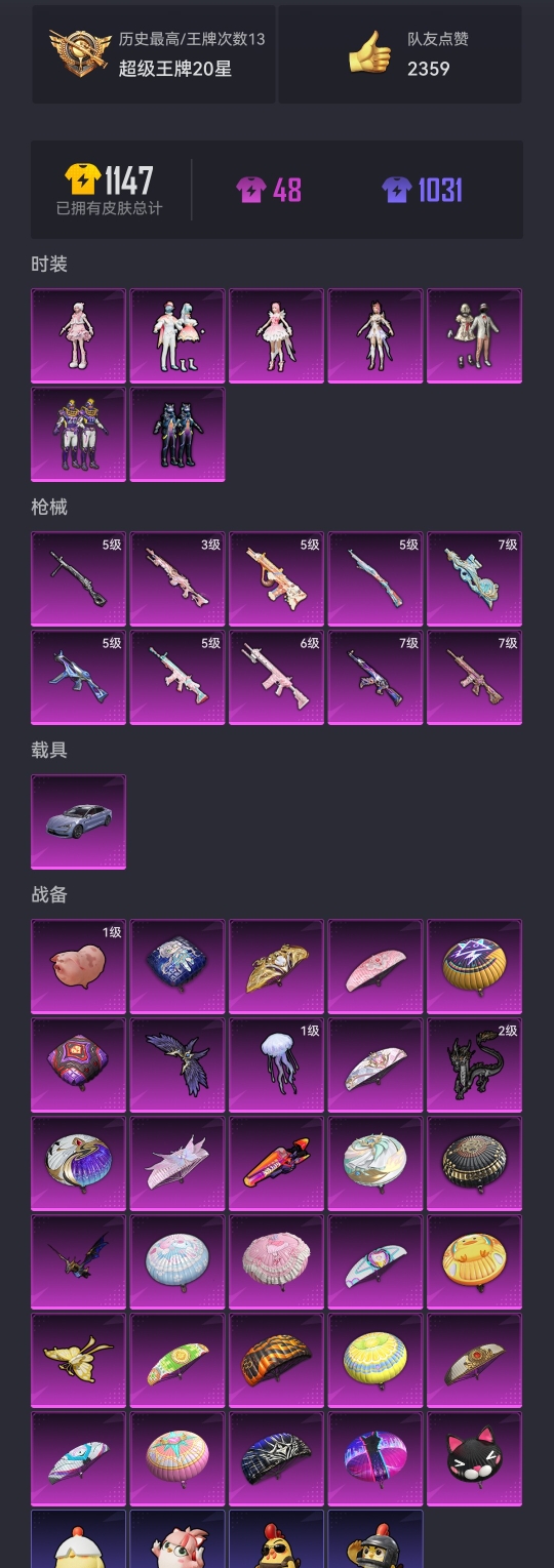 HPCMW3420407和平精英账号详情图15 HPCMW3420407和平精英账号详情图15