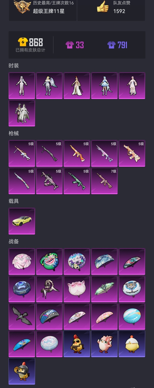 HPCMW3429825和平精英账号详情图15 HPCMW3429825和平精英账号详情图15