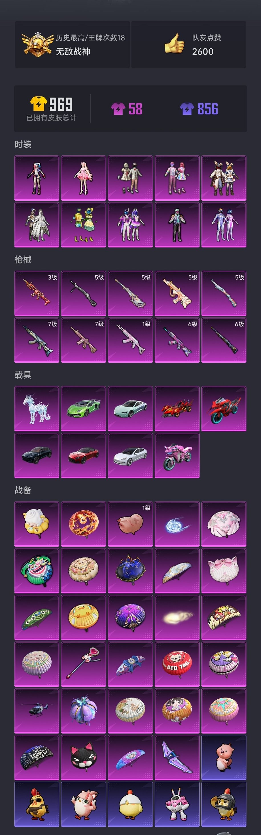 HPCMW3426748和平精英账号详情图27 HPCMW3426748和平精英账号详情图27