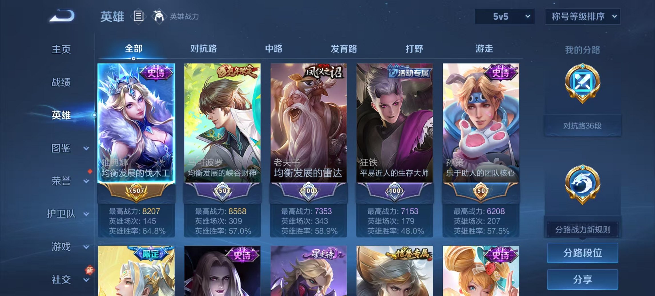 WZCMW3361140王者荣耀账号详情图7 WZCMW3361140王者荣耀账号详情图7