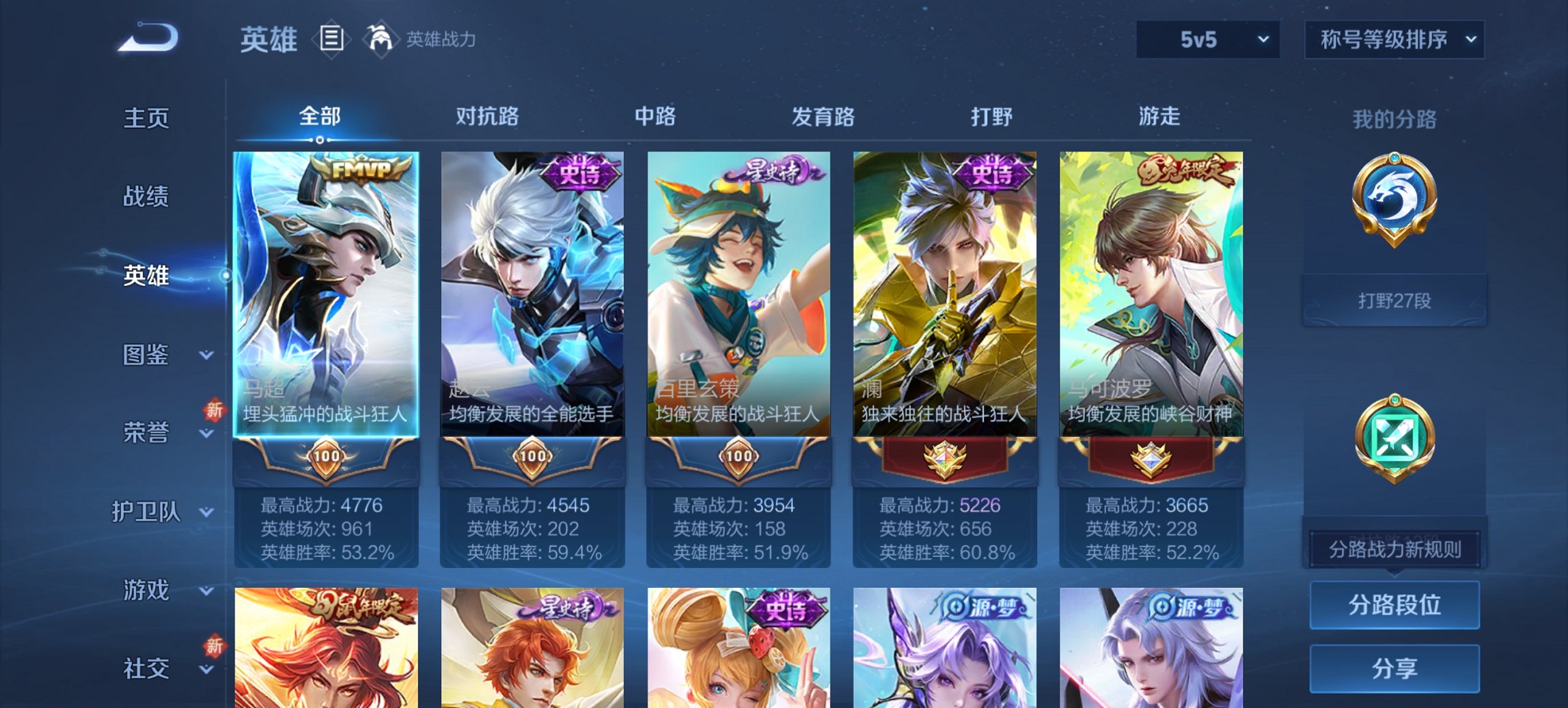 WZCMW3403001王者荣耀账号详情图5