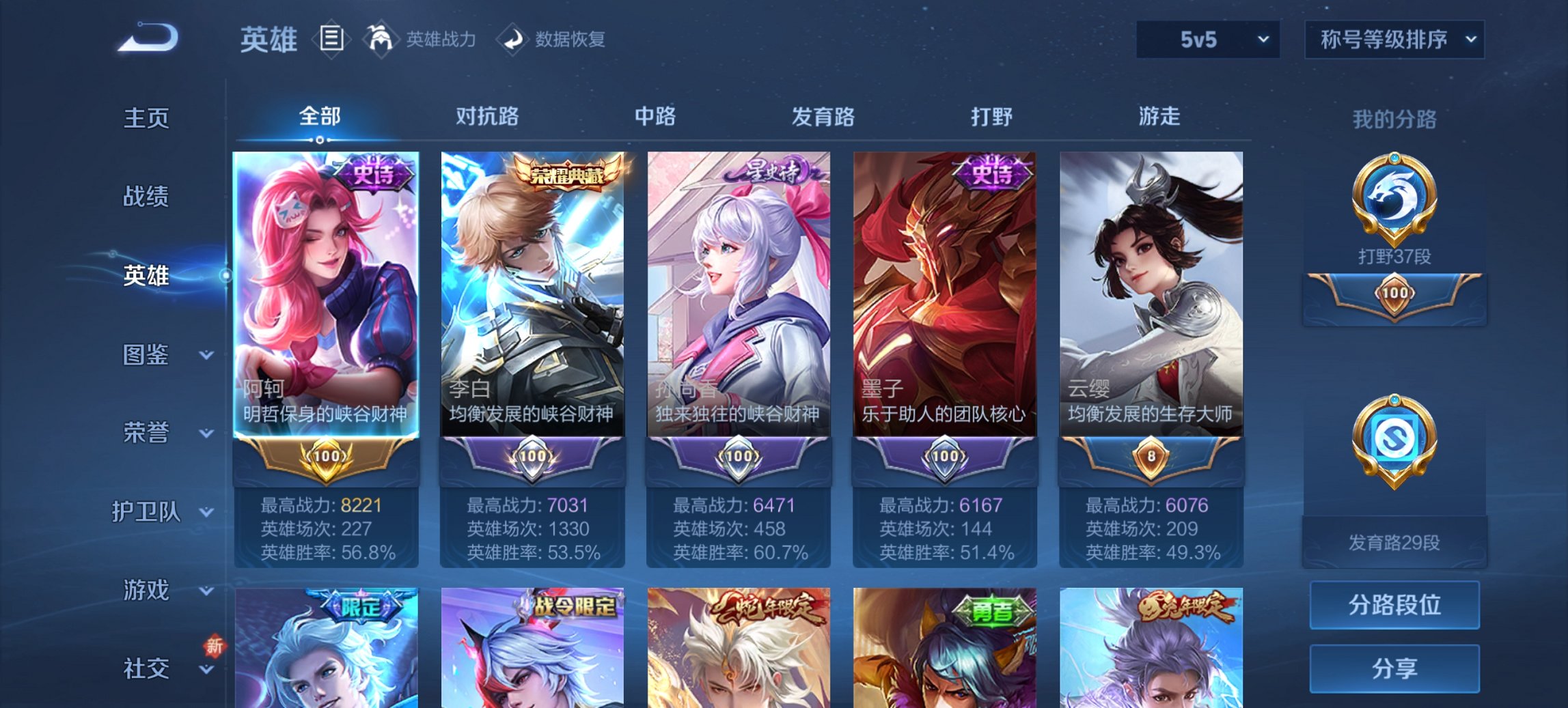 WZCMW3337572王者荣耀账号详情图3