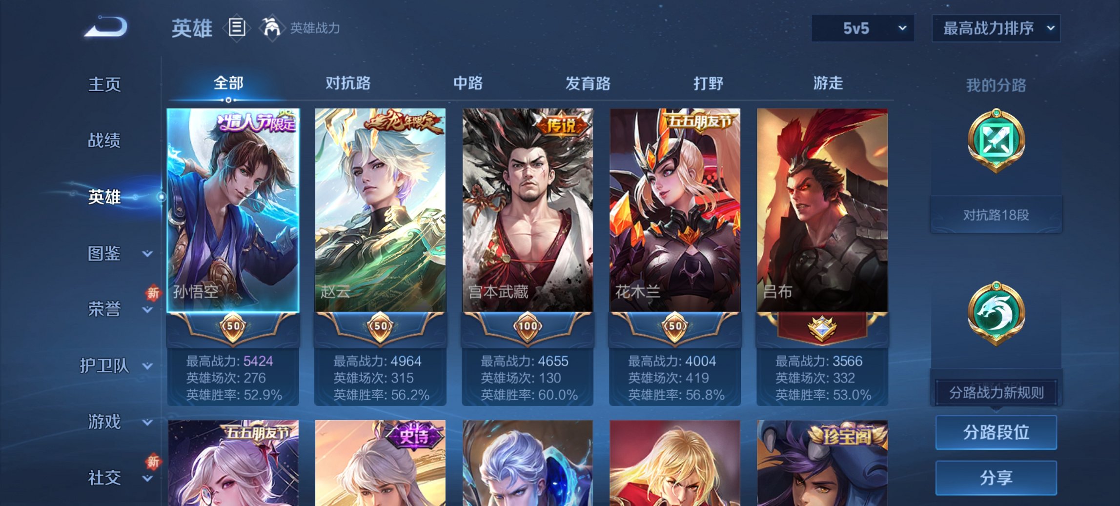 WZCMW3345937王者荣耀账号详情图5