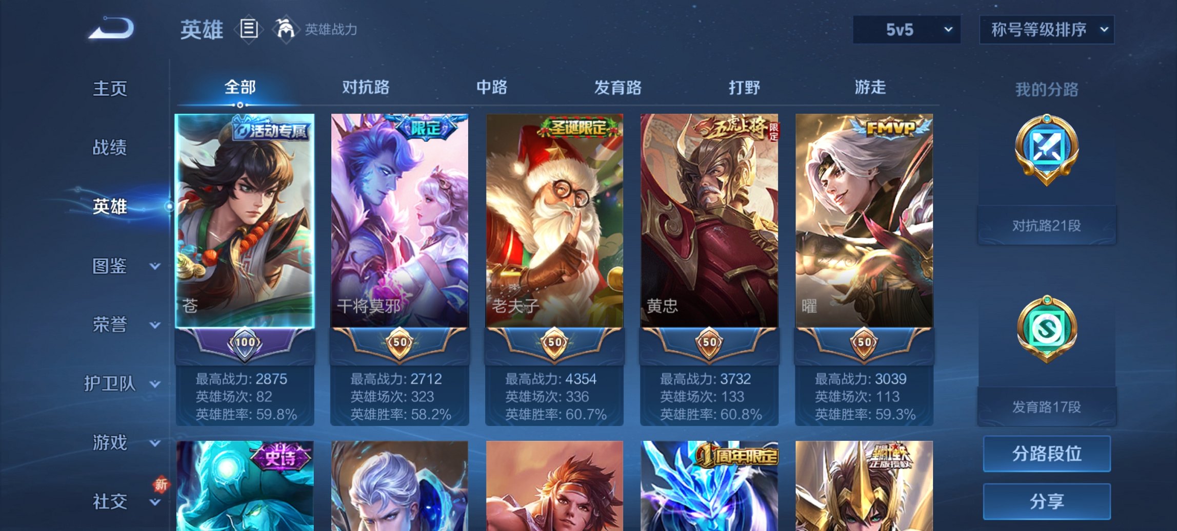 WZCMW3361487王者荣耀账号详情图5