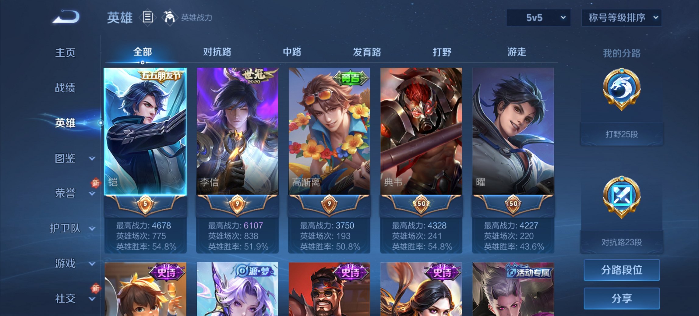 WZCMW3361517王者荣耀账号详情图3