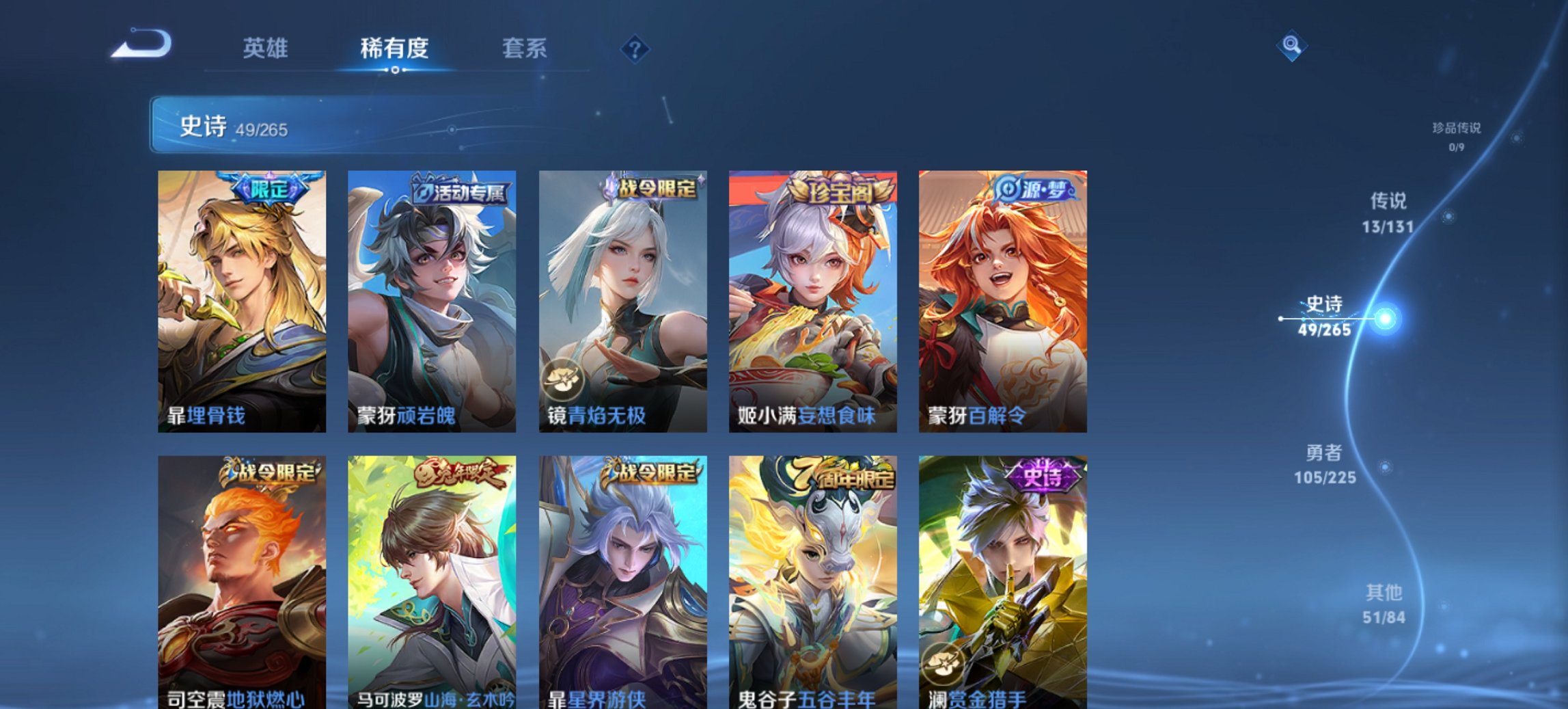 WZCMW3361071王者荣耀账号详情图4 WZCMW3361071王者荣耀账号详情图4