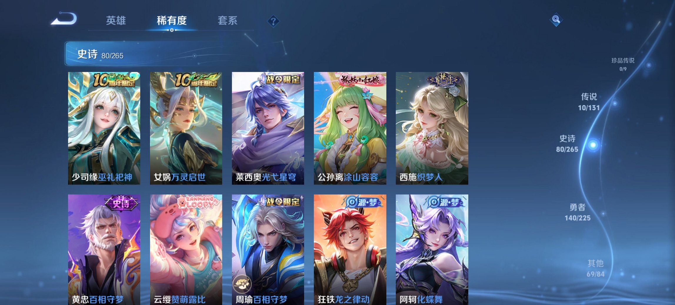 WZCMW3353195王者荣耀账号详情图4