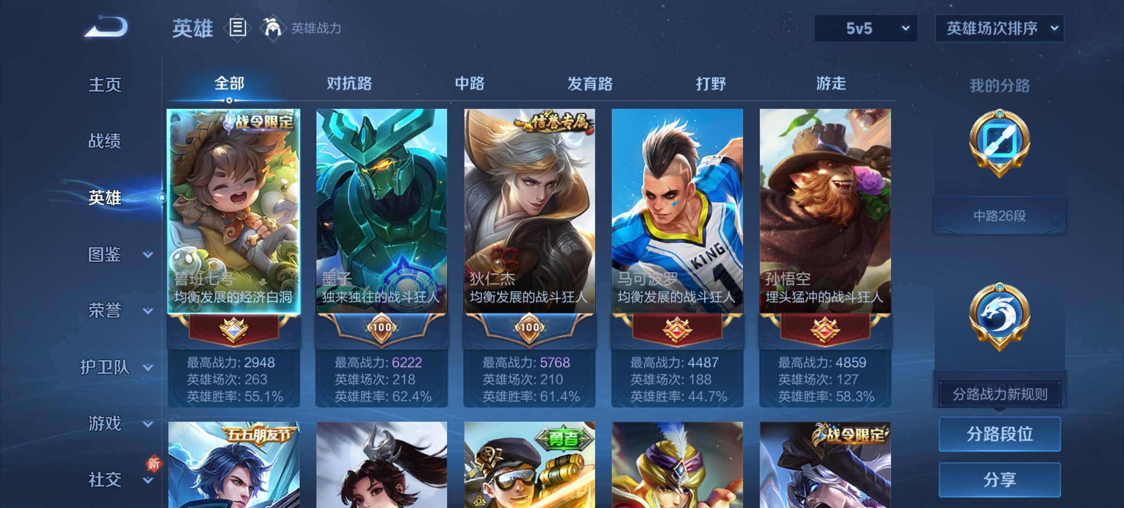 WZCMW3355228王者荣耀账号详情图5