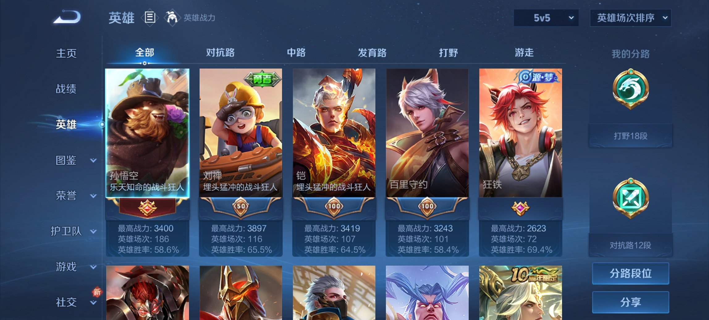 WZCMW3361770王者荣耀账号详情图2