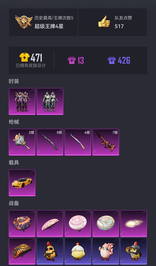 HPCMW3419602和平精英账号详情图15 HPCMW3419602和平精英账号详情图15