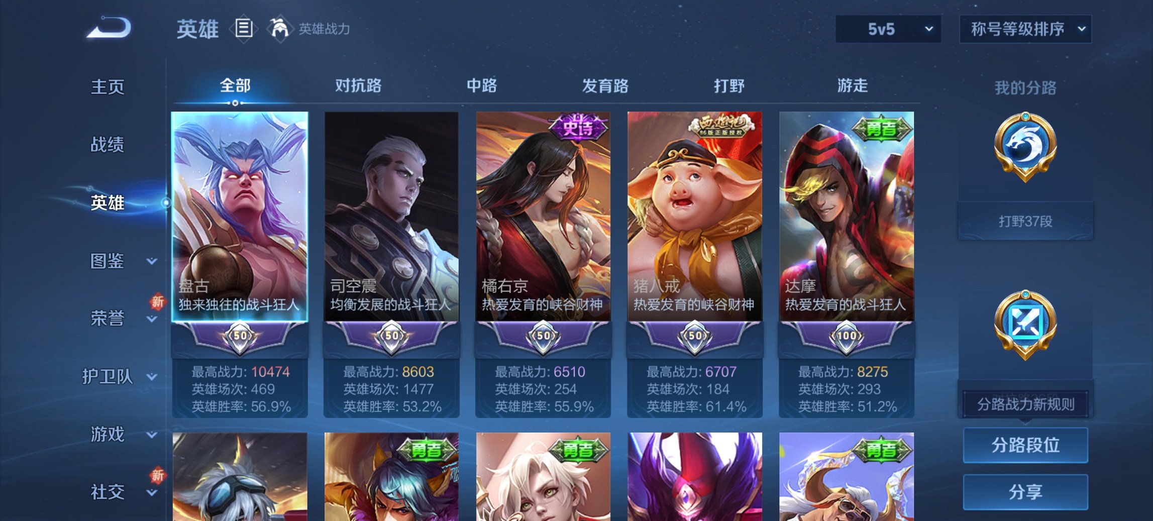 WZCMW3363933王者荣耀账号详情图5