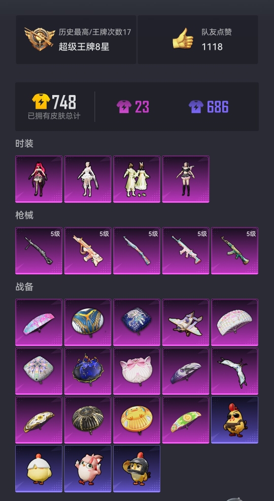 HPCMW3419685和平精英账号详情图16 HPCMW3419685和平精英账号详情图16