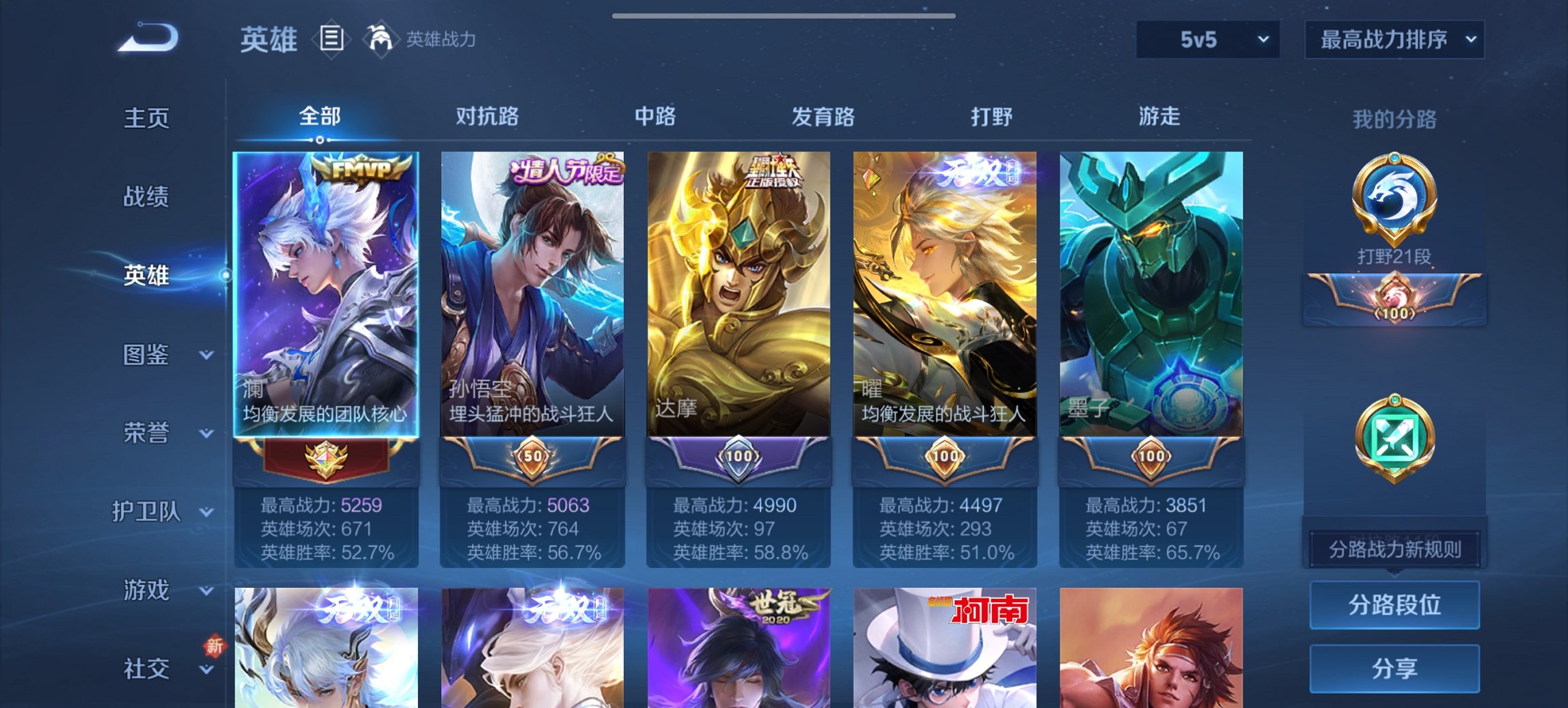 WZCMW3365335王者荣耀账号详情图2