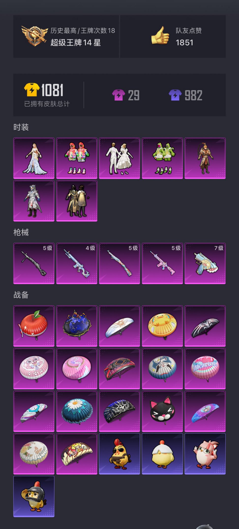 HPCMW3423650和平精英账号详情图21 HPCMW3423650和平精英账号详情图21