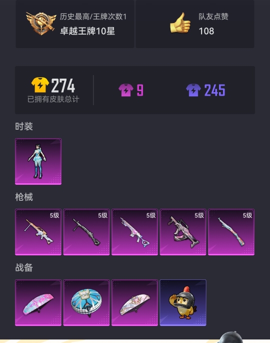 HPCMW3419699和平精英账号详情图11 HPCMW3419699和平精英账号详情图11