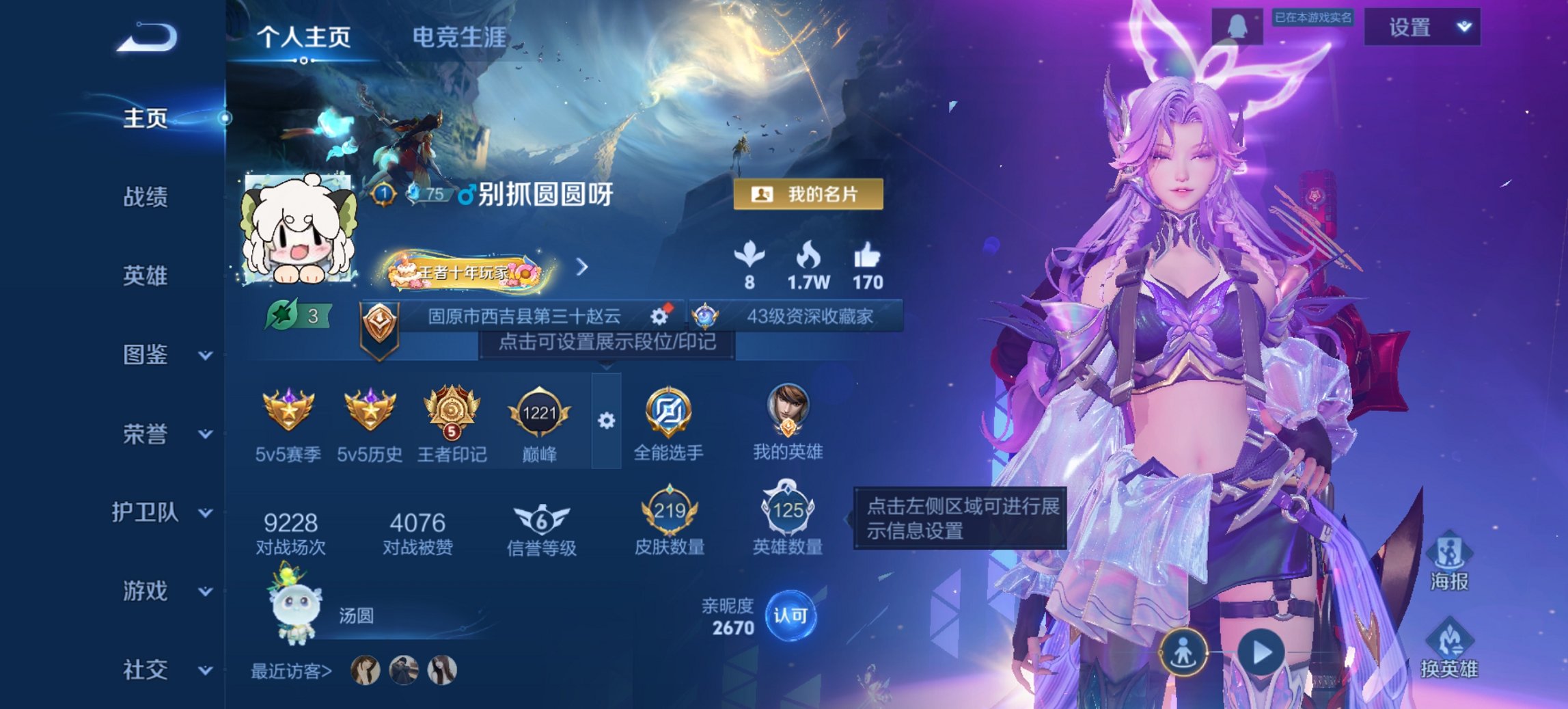 王者荣耀账号安卓QQ125英雄-219皮肤-【神威219皮肤5传说 秒换绑不用等】安卓QQ-125英雄-219皮肤【传说