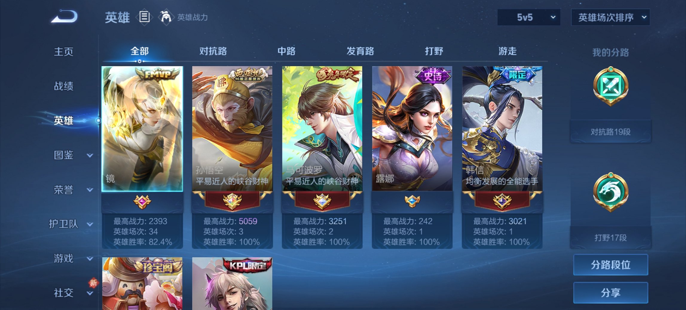 WZCMW3372498王者荣耀账号详情图2