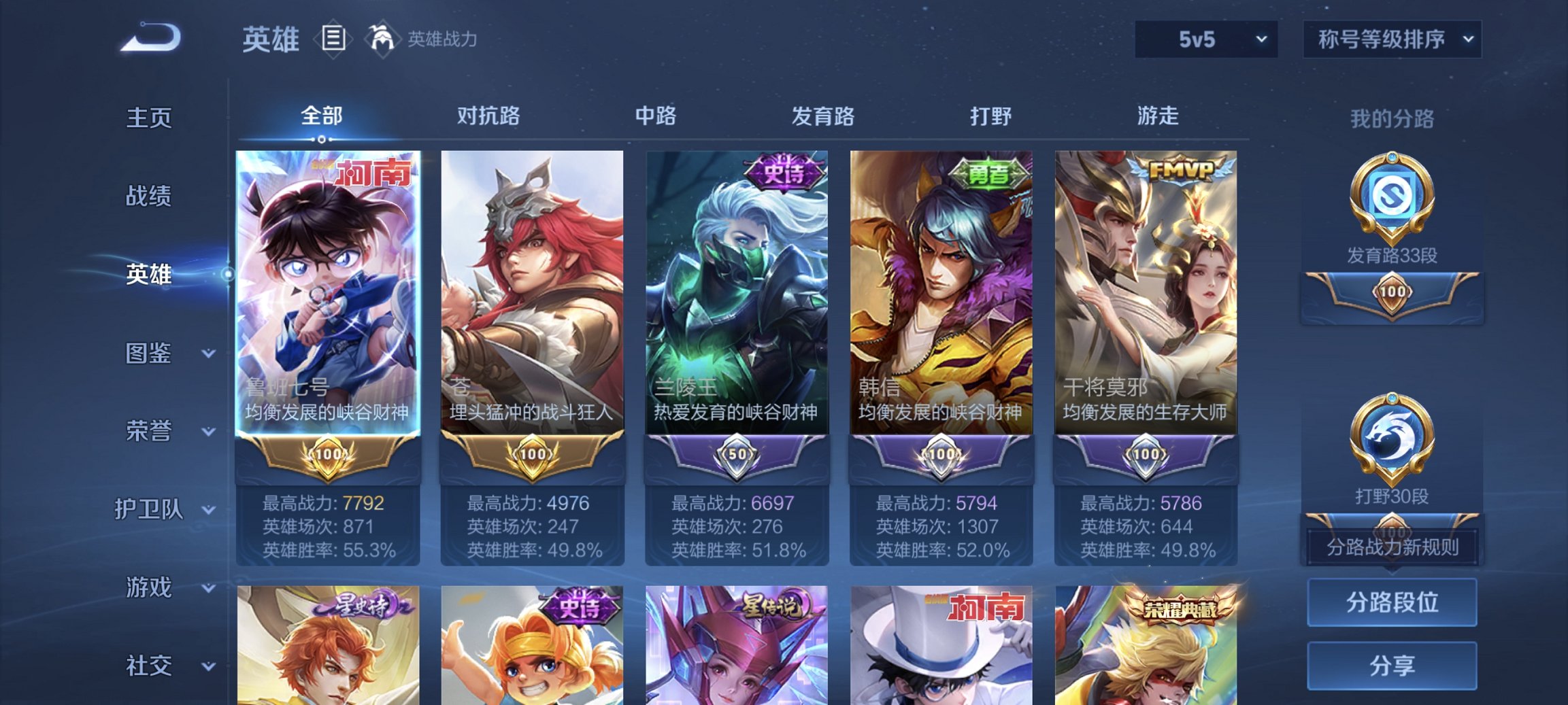 WZCMW3372361王者荣耀账号详情图5