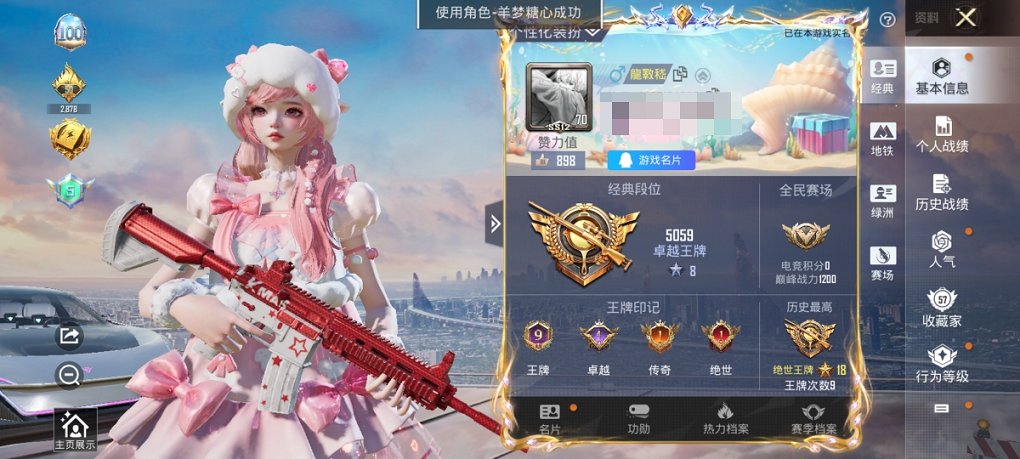 HPCMW3434132和平精英账号详情图20