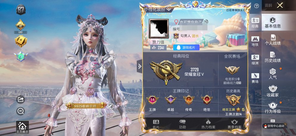 HPCMW3424584和平精英账号详情图4 HPCMW3424584和平精英账号详情图4