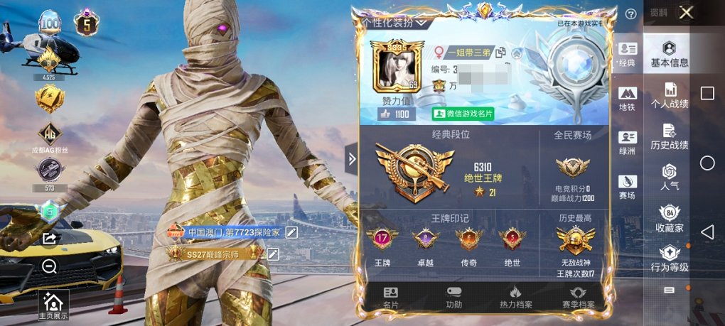 HPCMW3420317和平精英账号详情图15 HPCMW3420317和平精英账号详情图15