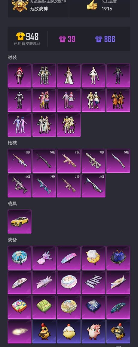 HPCMW3424718和平精英账号详情图22 HPCMW3424718和平精英账号详情图22