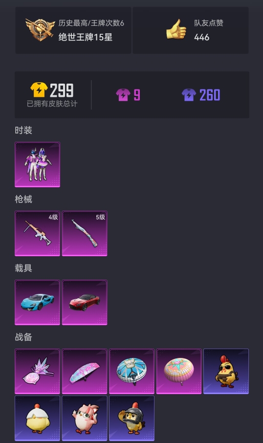 HPCMW3424805和平精英账号详情图17 HPCMW3424805和平精英账号详情图17