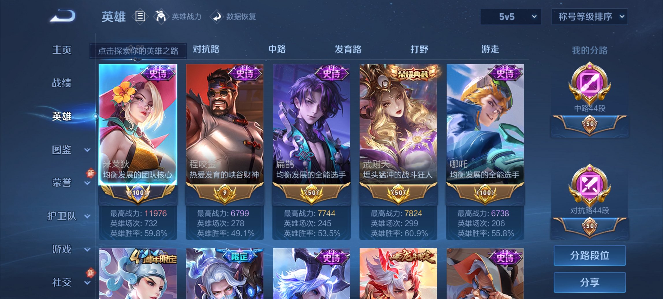 WZCMW3380959王者荣耀账号详情图5