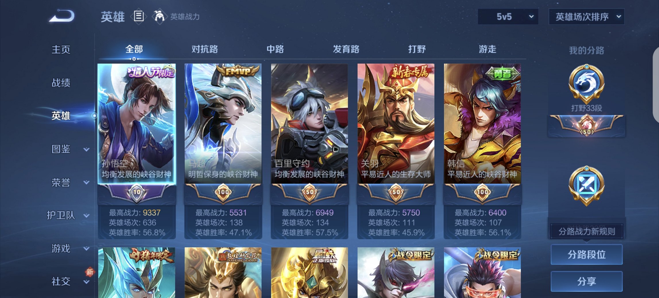 WZCMW3382540王者荣耀账号详情图2