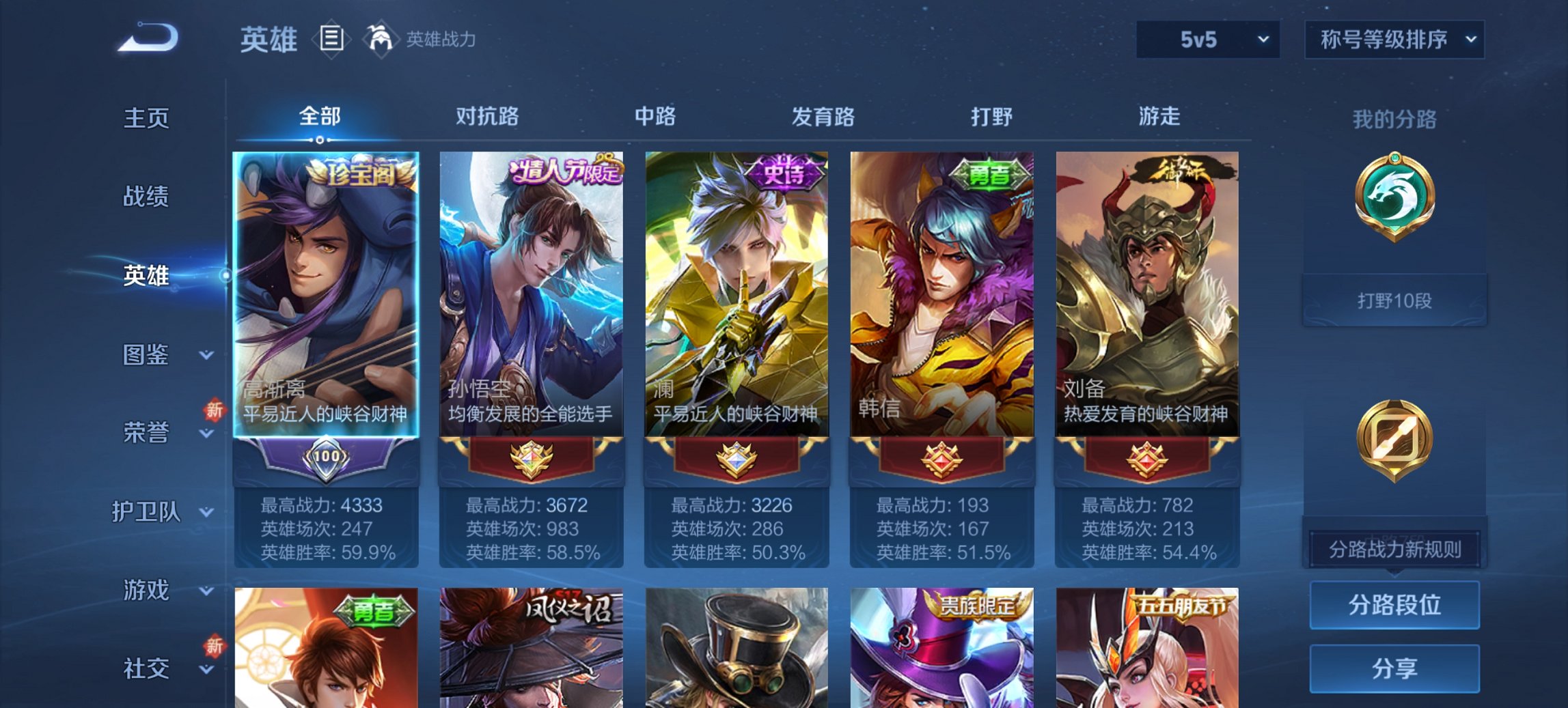 WZCMW3384221王者荣耀账号详情图8