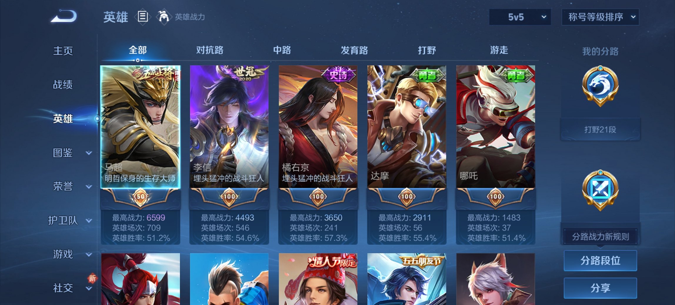 WZCMW3387031王者荣耀账号详情图3