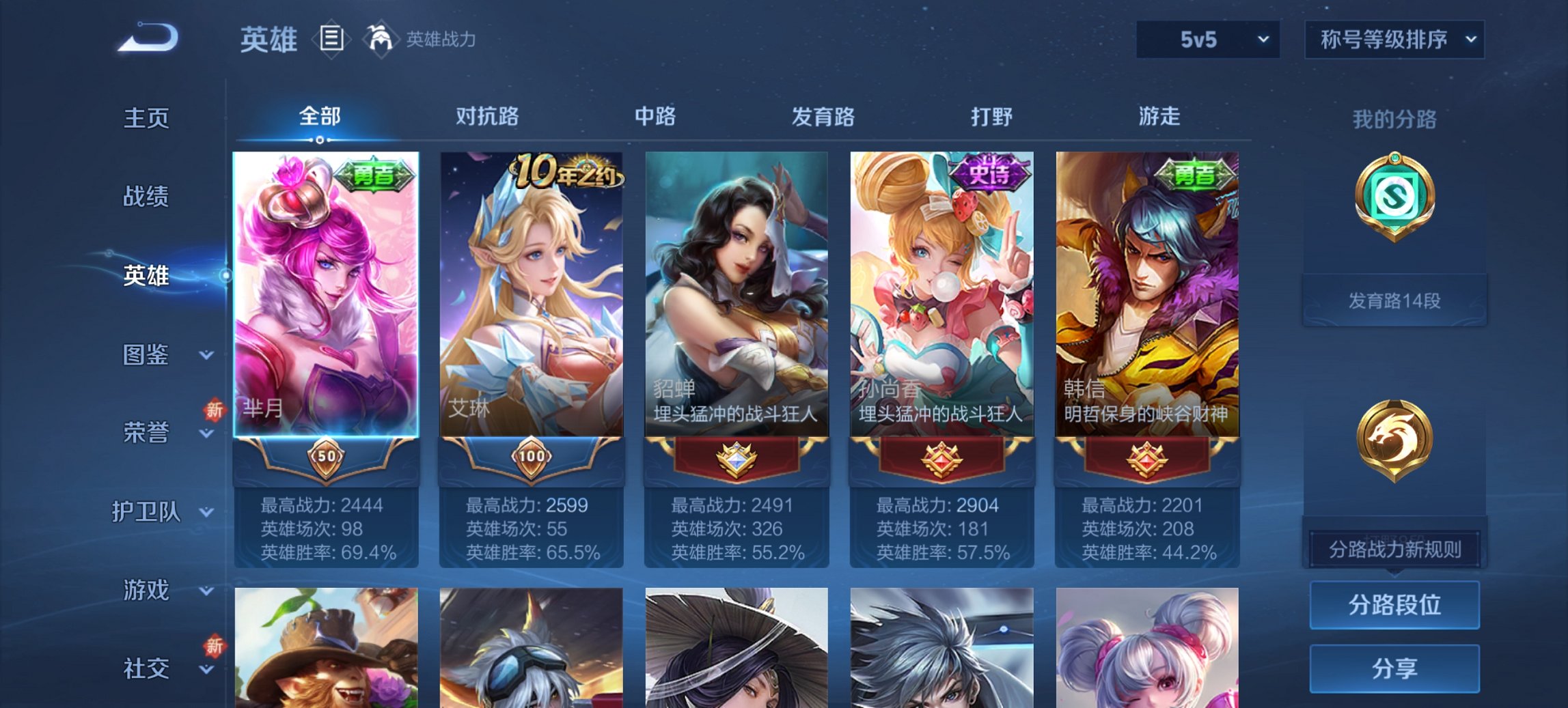 WZCMW3390807王者荣耀账号详情图2