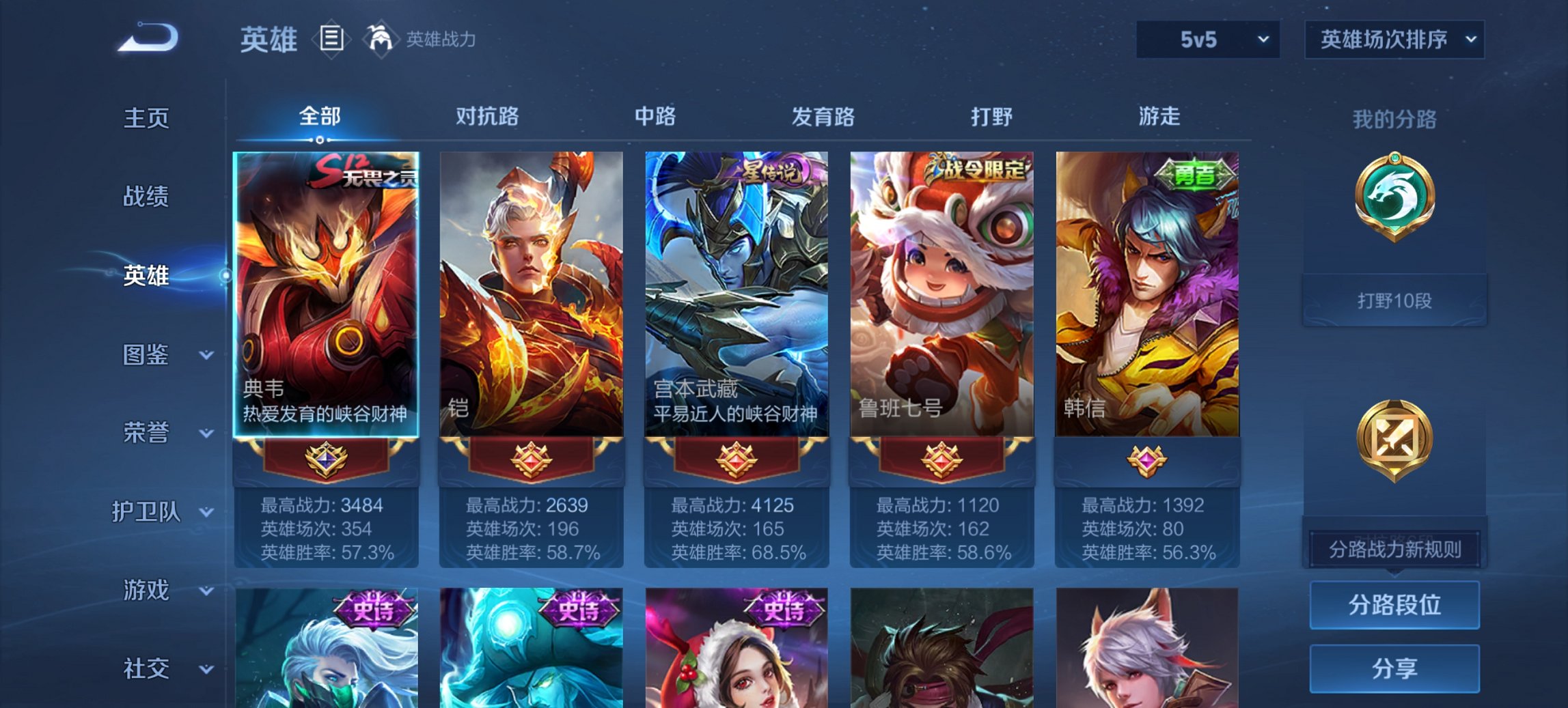 WZCMW3392630王者荣耀账号详情图4