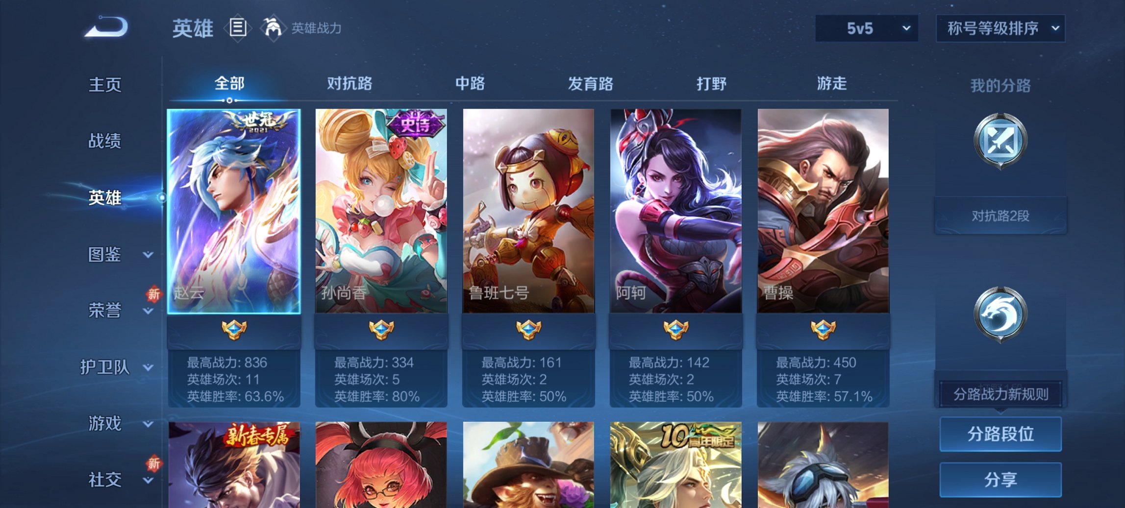 WZCMW3396357王者荣耀账号详情图4