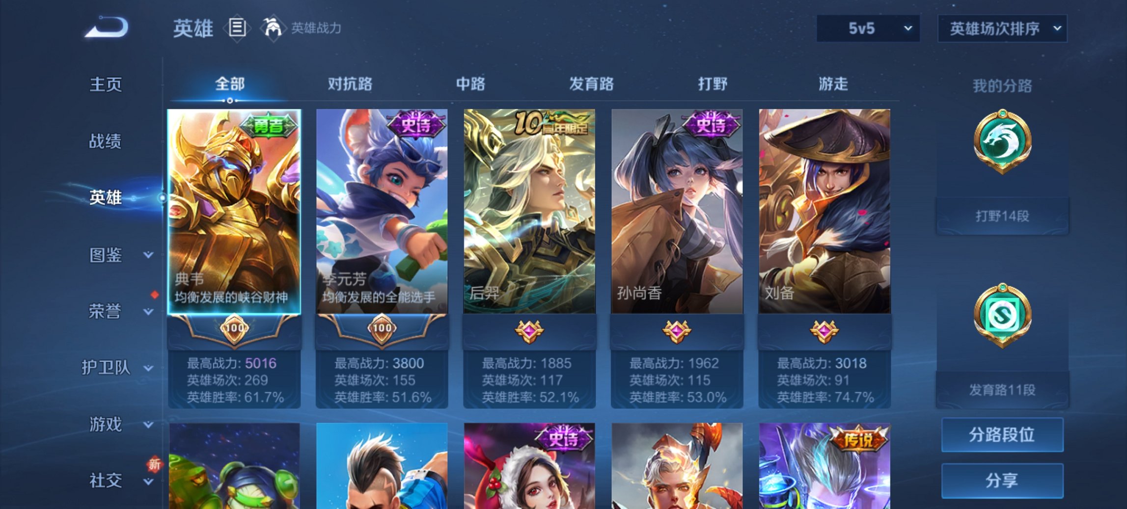 WZCMW3396334王者荣耀账号详情图2