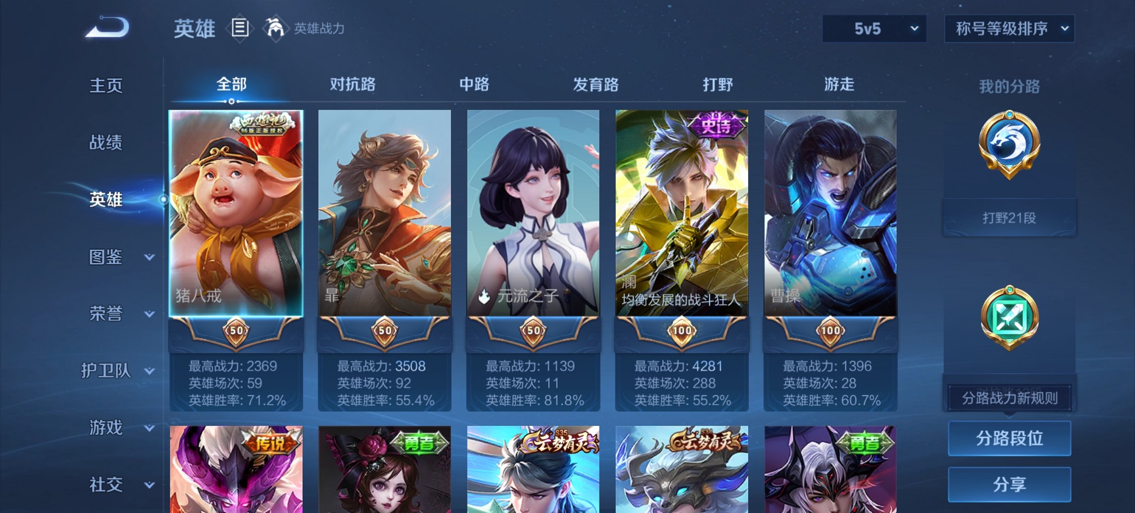 WZCMW3396319王者荣耀账号详情图2