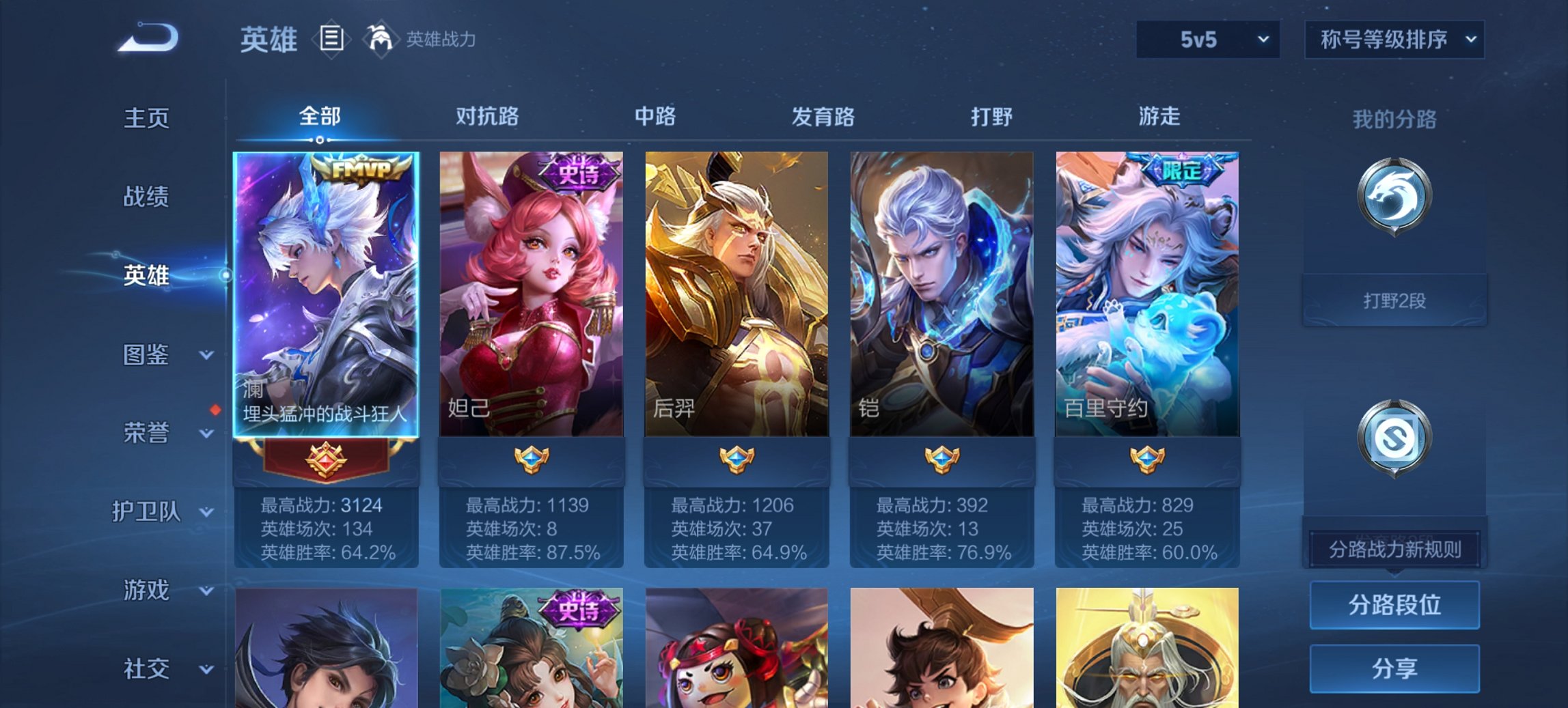 WZCMW3407310王者荣耀账号详情图9