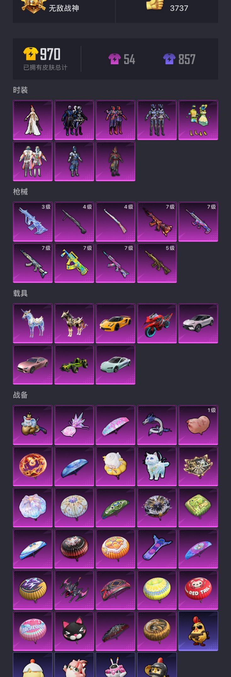 HPCMW3427260和平精英账号详情图21 HPCMW3427260和平精英账号详情图21