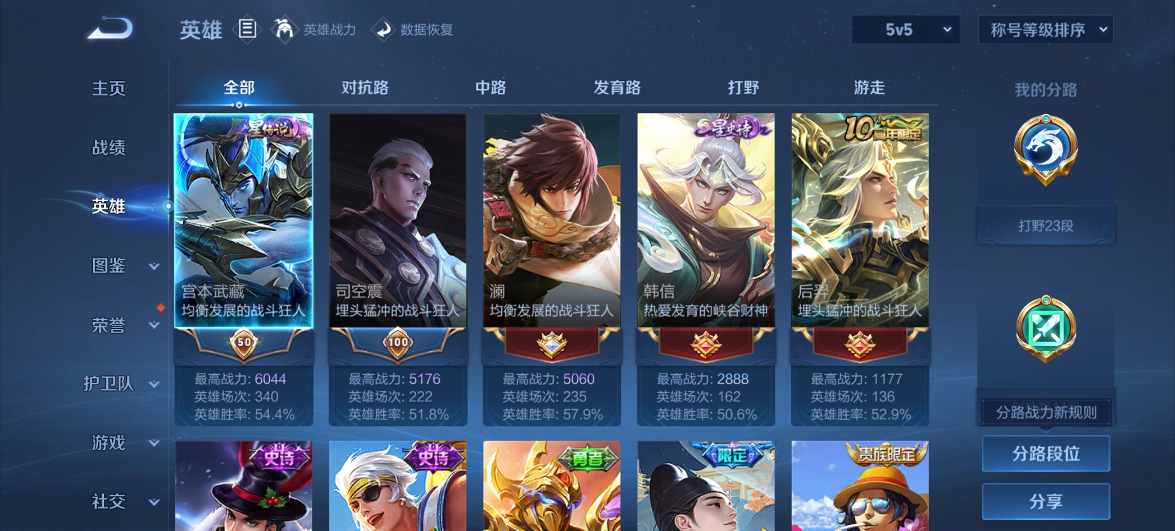 WZCMW3400840王者荣耀账号详情图4