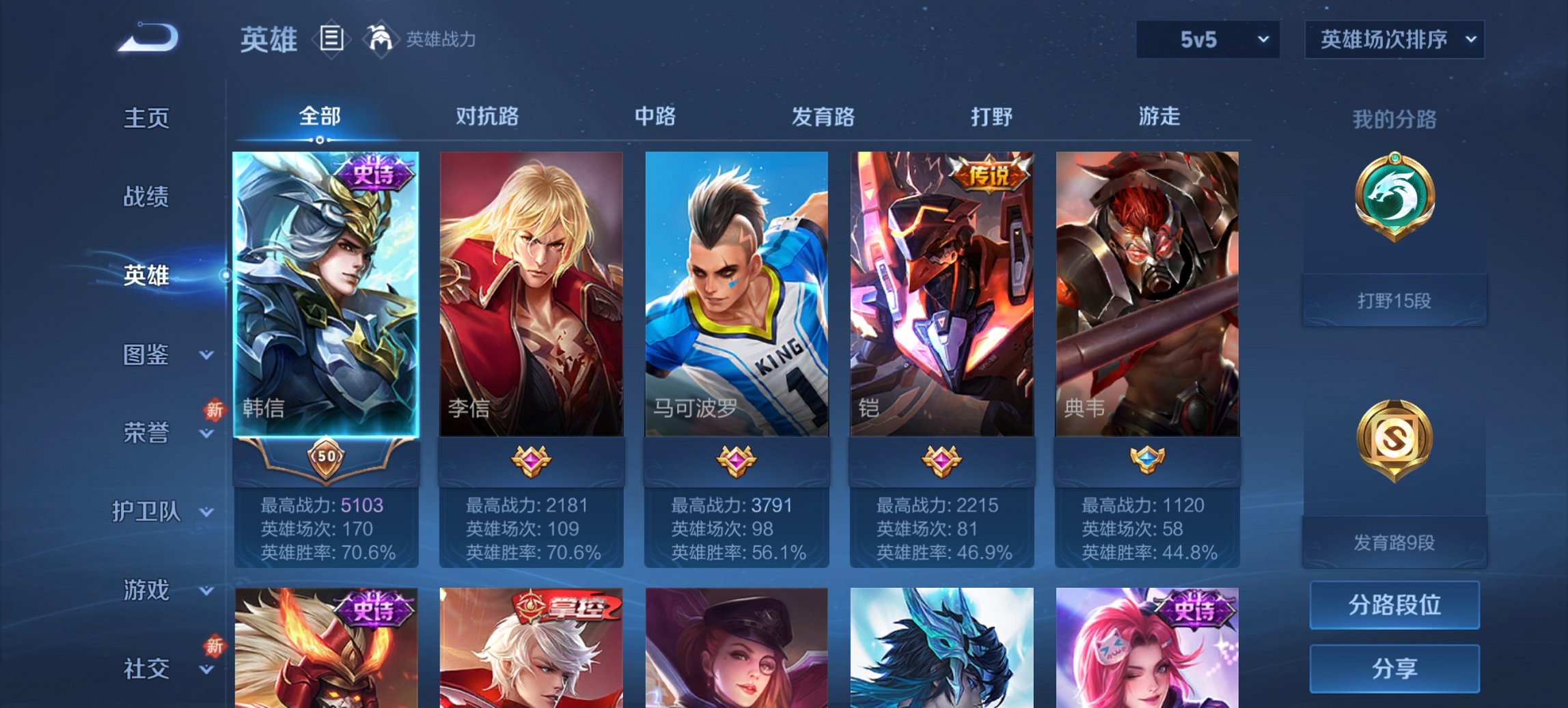 WZCMW3418829王者荣耀账号详情图5