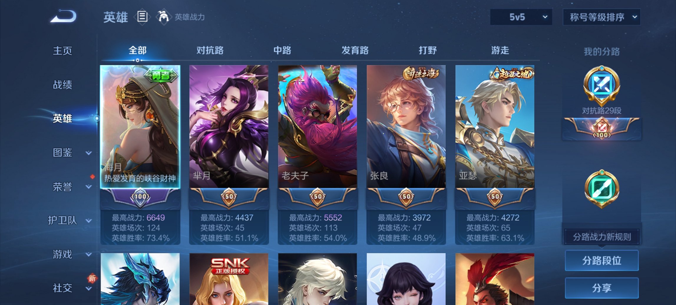 WZCMW3404806王者荣耀账号详情图5