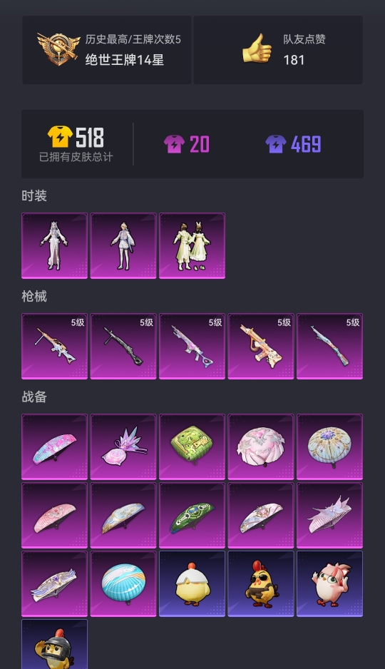 HPCMW3420723和平精英账号详情图14 HPCMW3420723和平精英账号详情图14