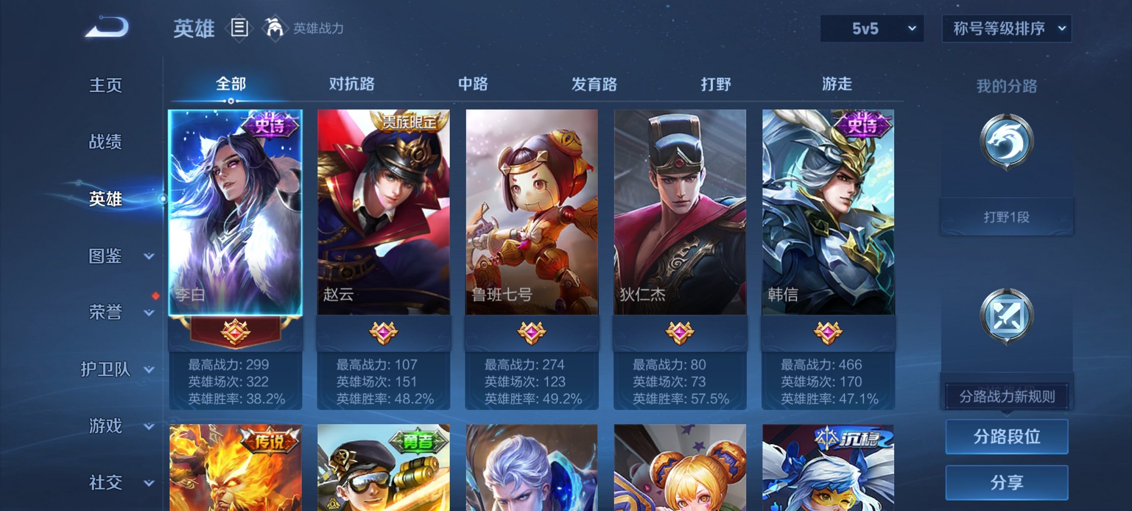 WZCMW3419244王者荣耀账号详情图5 WZCMW3419244王者荣耀账号详情图5