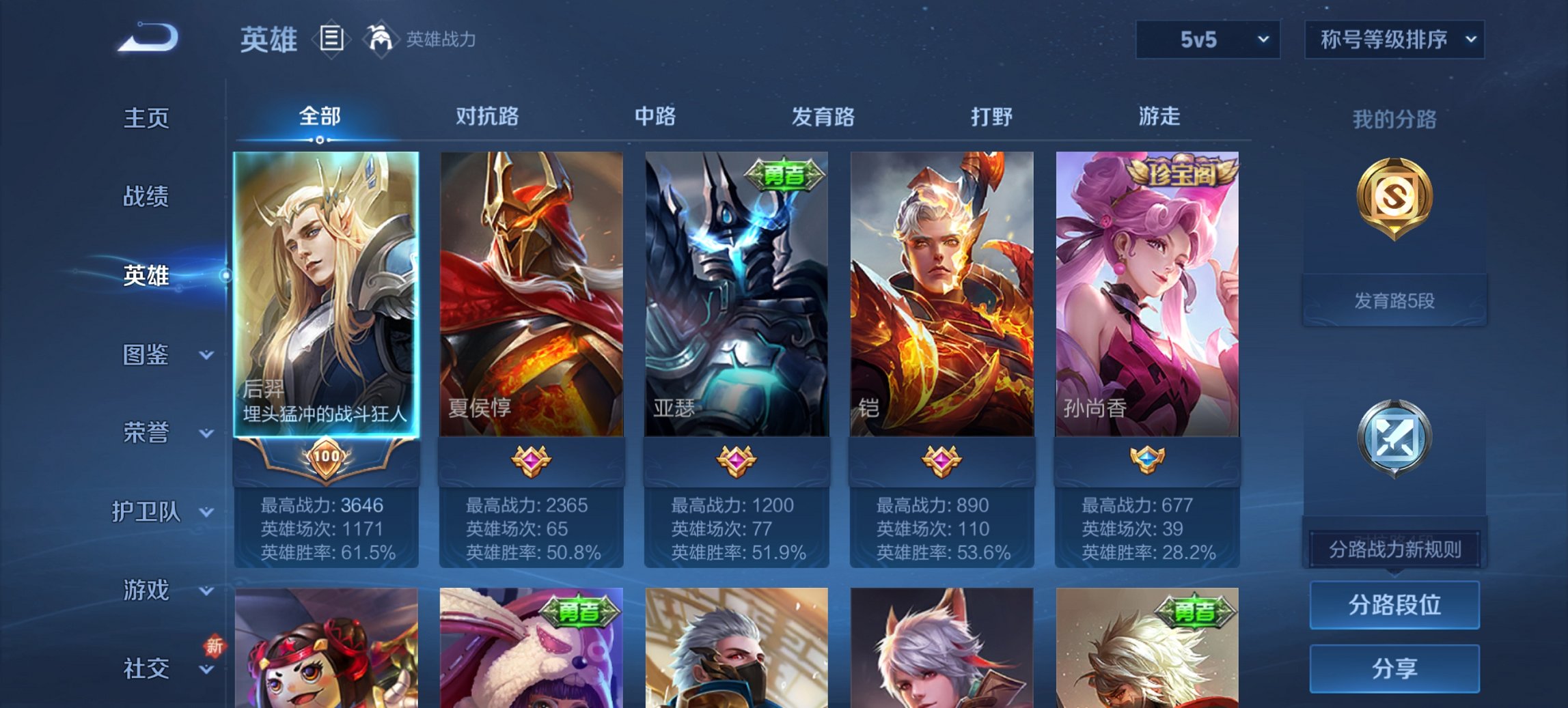 WZCMW3419352王者荣耀账号详情图5