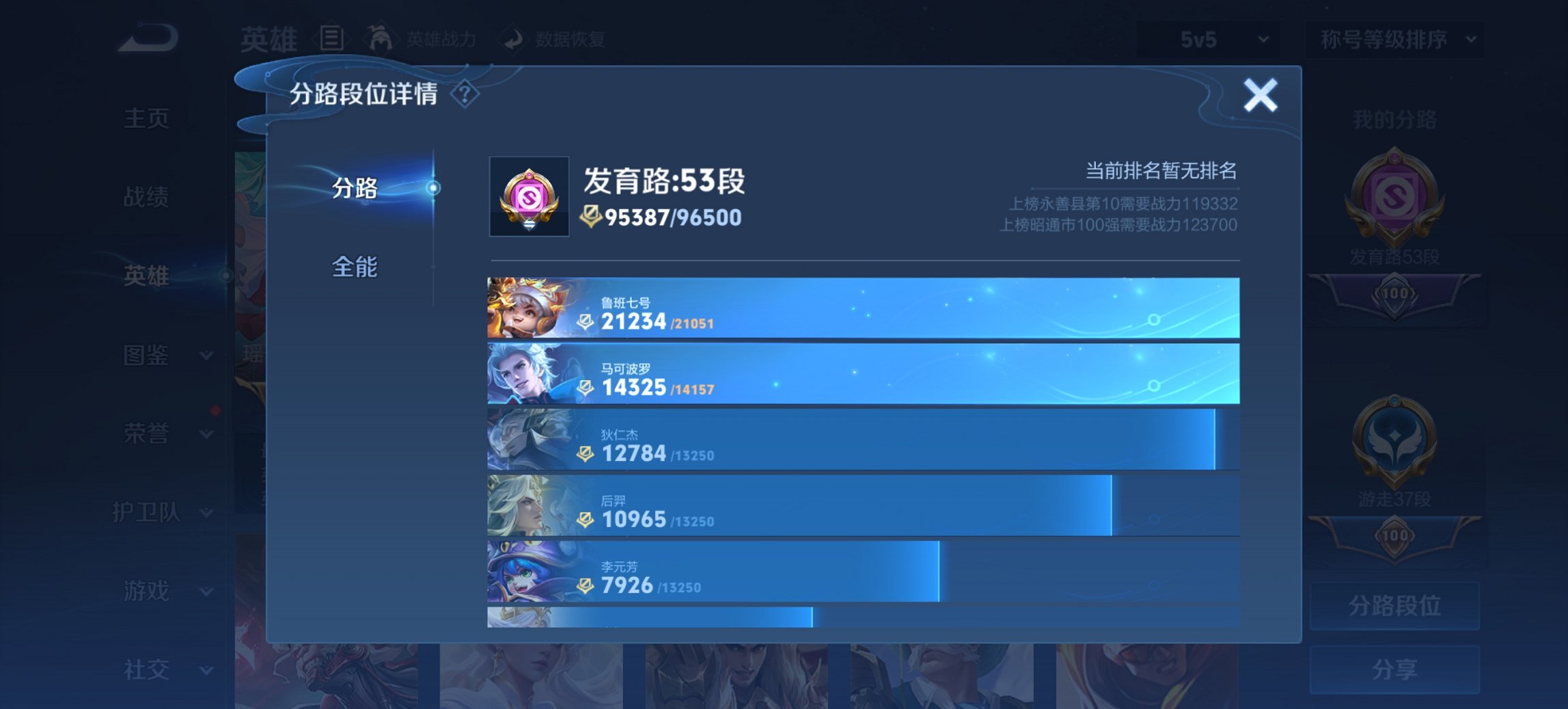 WZCMW3419427王者荣耀账号详情图18 WZCMW3419427王者荣耀账号详情图18