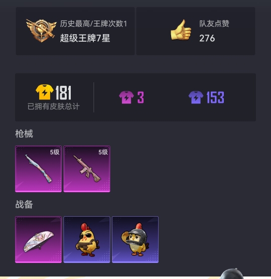 HPCMW3421010和平精英账号详情图12 HPCMW3421010和平精英账号详情图12