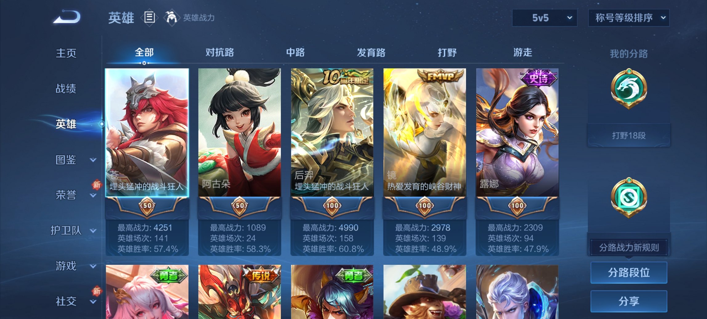 WZCMW3427623王者荣耀账号详情图2