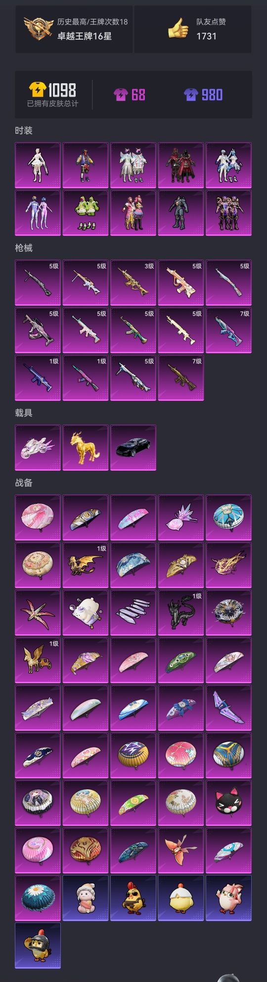 HPCMW3428516和平精英账号详情图33 HPCMW3428516和平精英账号详情图33